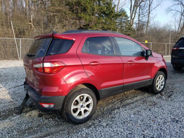 MAJ6P1UL3JC174795 - 2018 FORD ECOSPORT SE RED photo 3