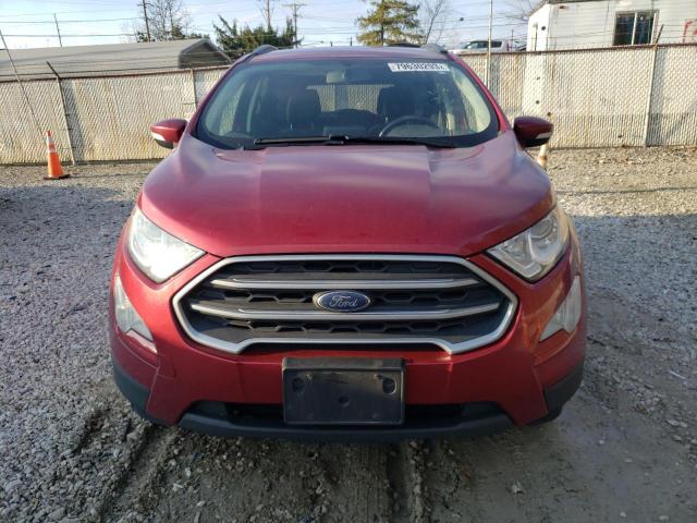 MAJ6P1UL3JC174795 - 2018 FORD ECOSPORT SE RED photo 5