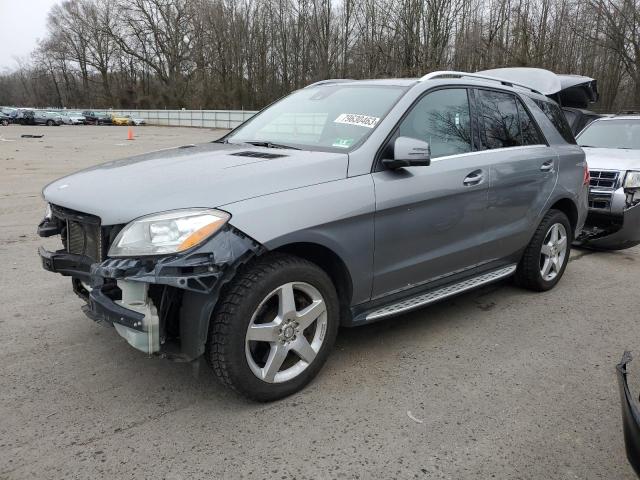 4JGDA7DB0DA164329 - 2013 MERCEDES-BENZ ML 550 4MATIC GRAY photo 1