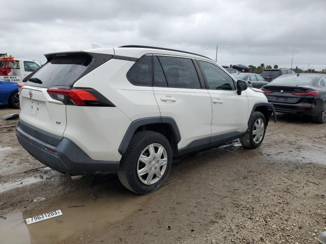 2T3H1RFV9KC019606 - 2019 TOYOTA RAV4 LE Ақ фото 3