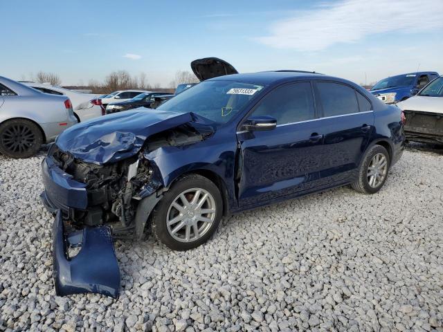 3VWD17AJ0EM322296 - 2014 VOLKSWAGEN JETTA SE BLUE photo 1