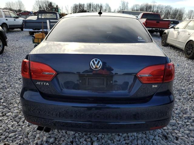 3VWD17AJ0EM322296 - 2014 VOLKSWAGEN JETTA SE BLUE photo 6