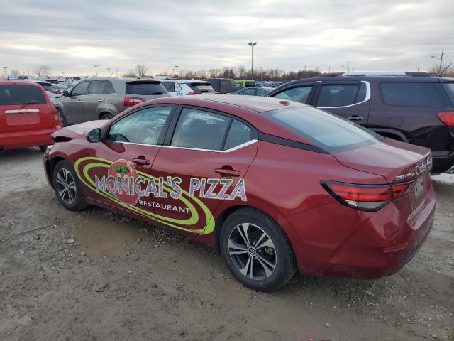 3N1AB8CV5NY246918 - 2022 NISSAN SENTRA SV RED photo 2