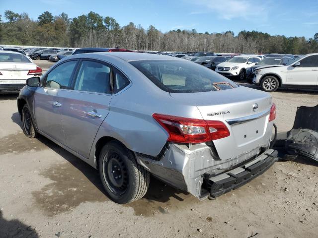 3N1AB7AP6KY366009 - 2019 NISSAN SENTRA S SILVER photo 2