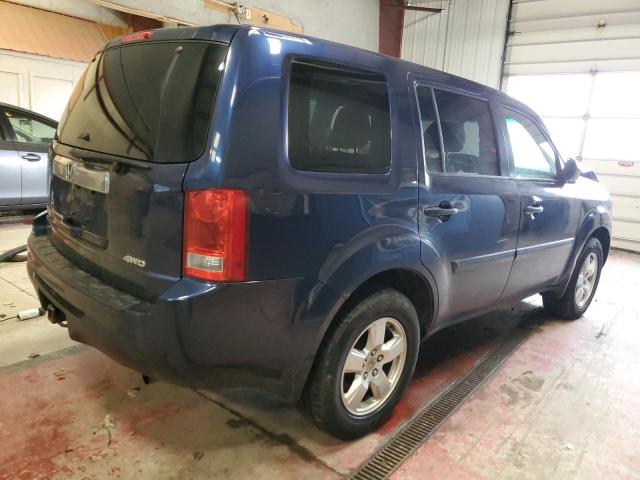 5FNYF4H22DB002354 - 2013 HONDA PILOT LX BLUE photo 3