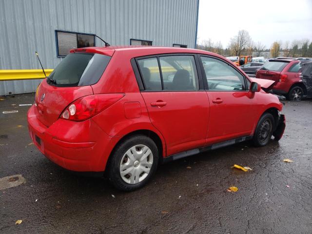 3N1BC1CP4BL452198 - 2011 NISSAN VERSA S RED photo 3