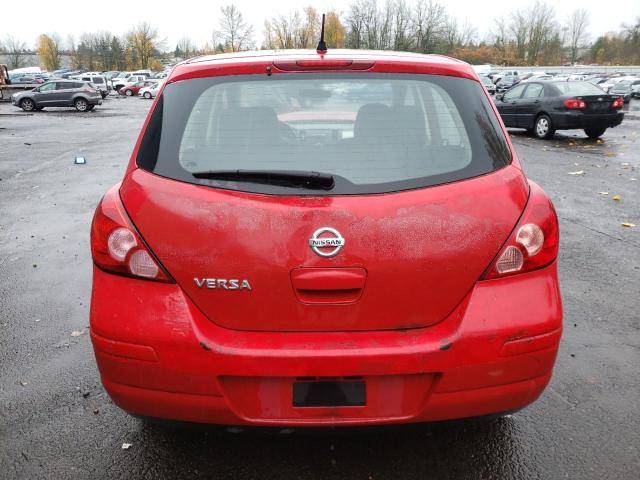 3N1BC1CP4BL452198 - 2011 NISSAN VERSA S RED photo 6