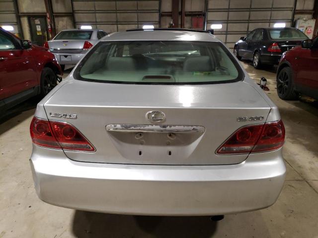 JTHBA30G055100466 - 2005 LEXUS ES 330 SILVER photo 6