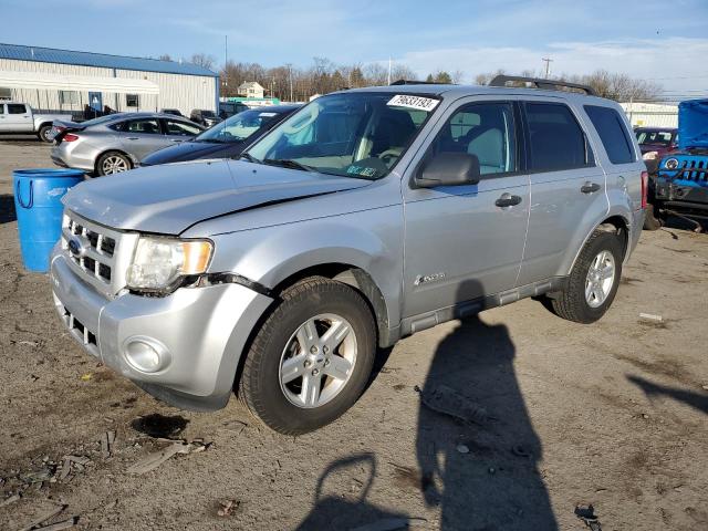 1FMCU49369KB41223 - 2009 FORD ESCAPE HYBRID SILVER photo 1