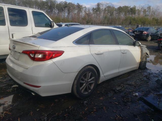 5NPE24AF0GH314710 - 2016 HYUNDAI SONATA SE WHITE photo 3