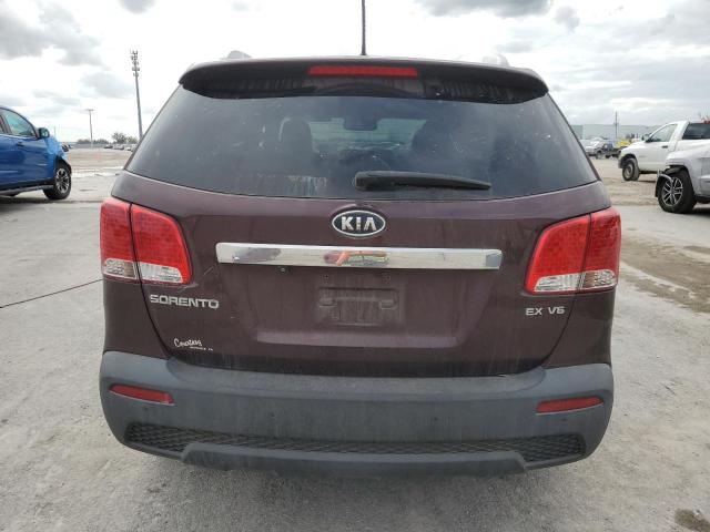 5XYKUDA2XBG041589 - 2011 KIA SORENTO EX BURGUNDY photo 6
