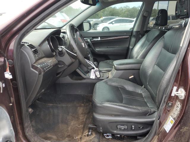 5XYKUDA2XBG041589 - 2011 KIA SORENTO EX BURGUNDY photo 7