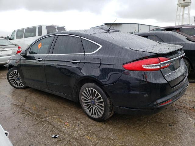 3FA6P0HD6JR153504 - 2018 FORD FUSION SE BLACK photo 2