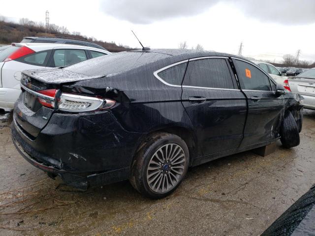 3FA6P0HD6JR153504 - 2018 FORD FUSION SE BLACK photo 3