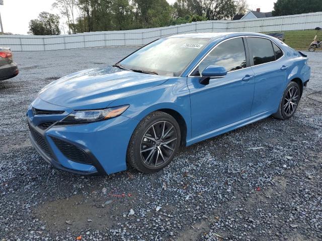 4T1G11AK3PU136865 - 2023 TOYOTA CAMRY SE NIGHT SHADE BLUE photo 1