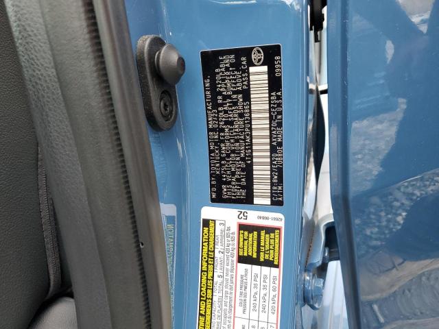4T1G11AK3PU136865 - 2023 TOYOTA CAMRY SE NIGHT SHADE BLUE photo 12