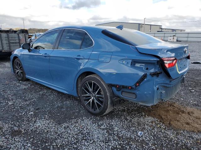 4T1G11AK3PU136865 - 2023 TOYOTA CAMRY SE NIGHT SHADE BLUE photo 2