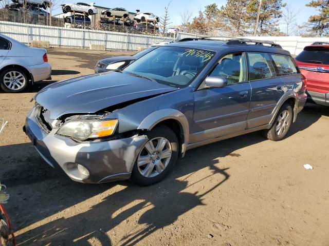 4S4BP62C457389928 - 2005 SUBARU LEGACY OUTBACK 2.5I LIMITED BLUE photo 1