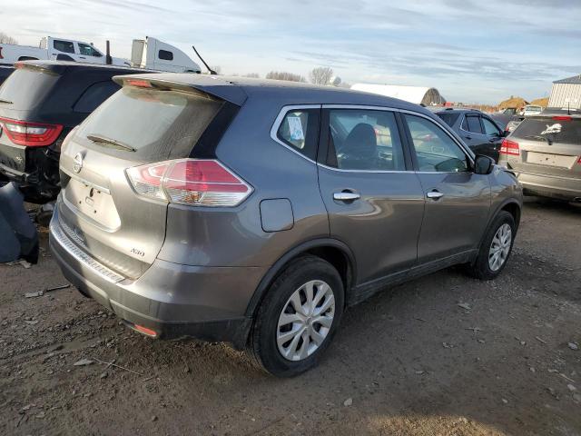 KNMAT2MV2FP518267 - 2015 NISSAN ROGUE S GRAY photo 3