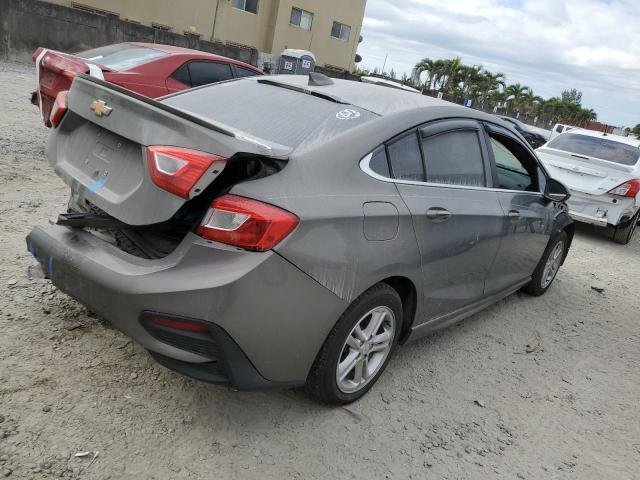 1G1BE5SM5H7142282 - 2017 CHEVROLET CRUZE LT GRAY photo 3