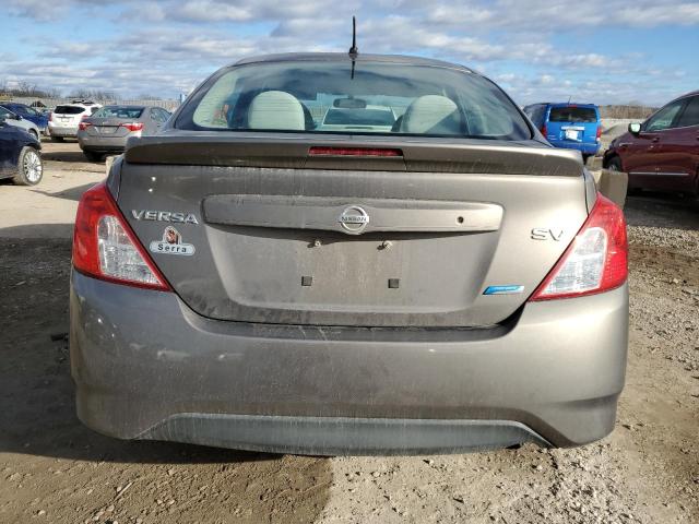 3N1CN7AP8FL801695 - 2015 NISSAN VERSA S GRAY photo 6