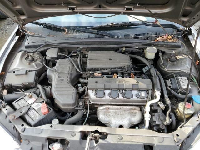 1HGES267X4L010217 - 2004 HONDA CIVIC EX GRAY photo 11