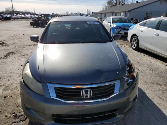 1HGCP36808A052503 - 2008 HONDA ACCORD EXL GRAY photo 5