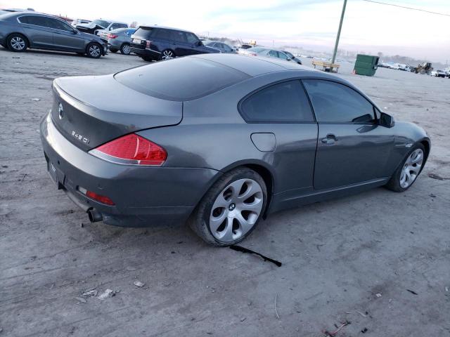 WBAEH73425CF95333 - 2005 BMW 645 CI AUTOMATIC GRAY photo 3