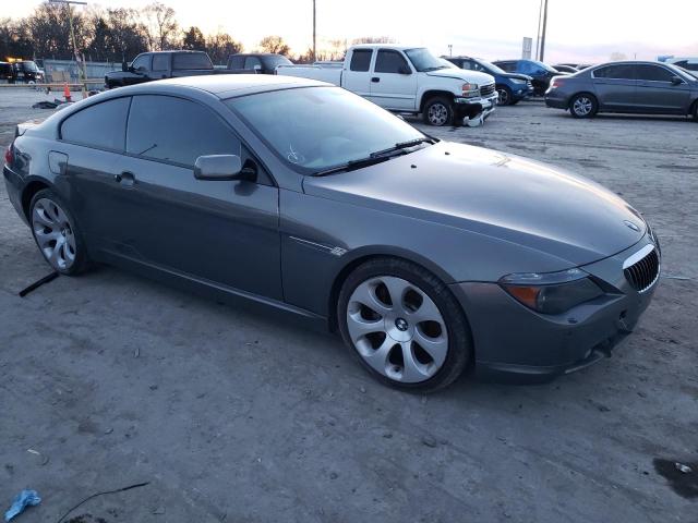 WBAEH73425CF95333 - 2005 BMW 645 CI AUTOMATIC GRAY photo 4
