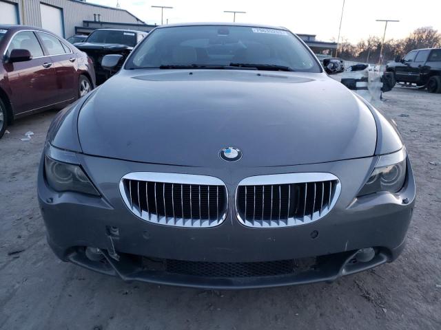 WBAEH73425CF95333 - 2005 BMW 645 CI AUTOMATIC GRAY photo 5