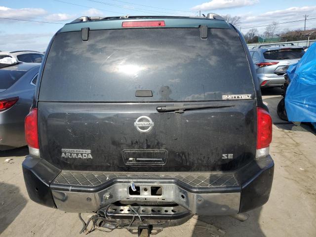 5N1AA08A94N717144 - 2004 NISSAN ARMADA SE BLACK photo 6