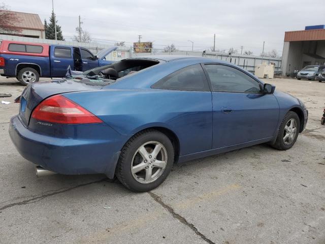 1HGCM71544A019415 - 2004 HONDA ACCORD EX BLUE photo 3