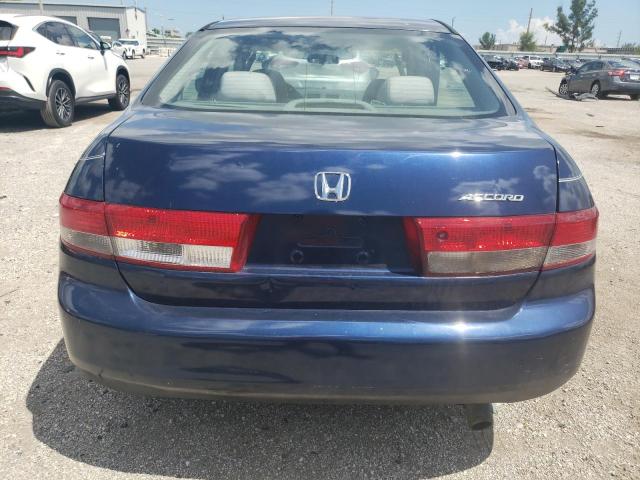 1HGCM56353A049372 - 2003 HONDA ACCORD LX BLUE photo 6