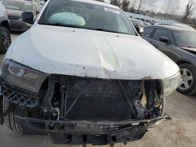 1C4RDJDG3JC307526 - 2018 DODGE DURANGO GT WHITE photo 5