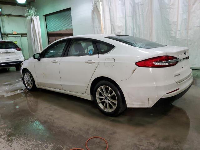 3FA6P0LU4LR183515 - 2020 FORD FUSION SE WHITE photo 2