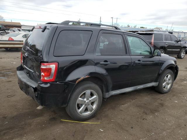 1FMCU9DG2CKB04149 - 2012 FORD ESCAPE XLT BLACK photo 3