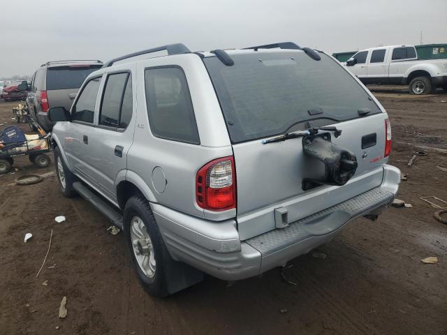 4S2DM58W7Y4307895 - 2000 ISUZU RODEO S SILVER photo 2