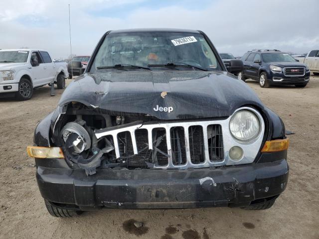 1J4GL58KX5W566237 - 2005 JEEP LIBERTY LIMITED BLACK photo 5