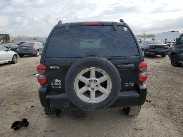 1J4GL58KX5W566237 - 2005 JEEP LIBERTY LIMITED BLACK photo 6