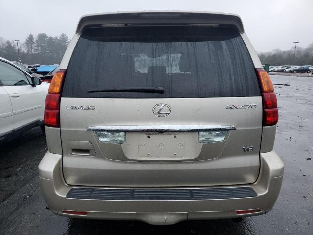 JTJBT20X360102066 - 2006 LEXUS GX 470 BEIGE photo 6