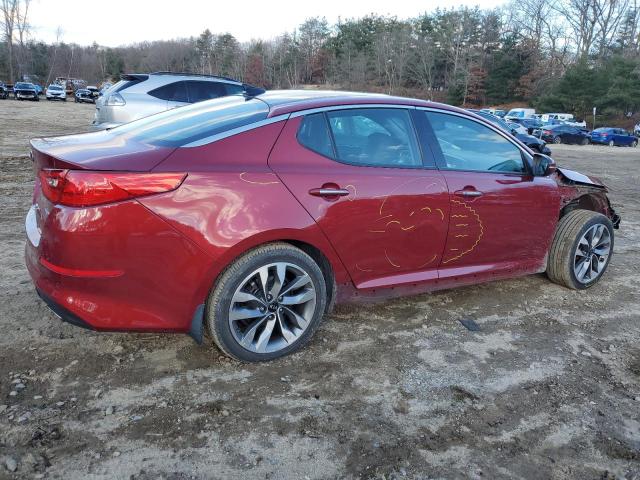 5XXGR4A6XEG309057 - 2014 KIA OPTIMA SX MAROON photo 3