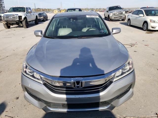 1HGCR2F93GA007356 - 2016 HONDA ACCORD EXL SILVER photo 5