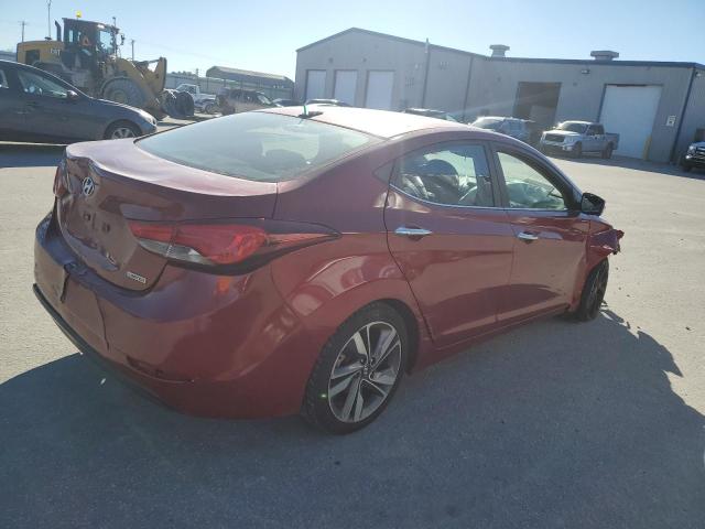 5NPDH4AEXFH557229 - 2015 HYUNDAI ELANTRA SE RED photo 3