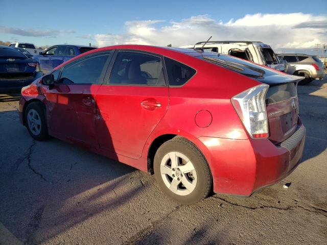 JTDKN3DU8A0035279 - 2010 TOYOTA PRIUS RED photo 2