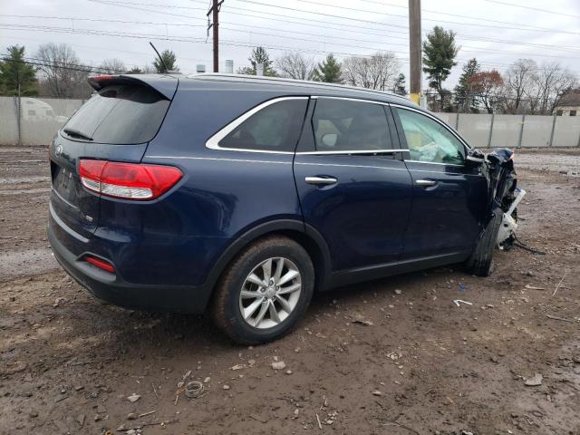 5XYPG4A35HG296486 - 2017 KIA SORENTO LX BLUE photo 3