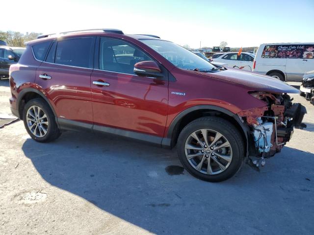 JTMDJREV3JD211663 - 2018 TOYOTA RAV4 HV LIMITED RED photo 4