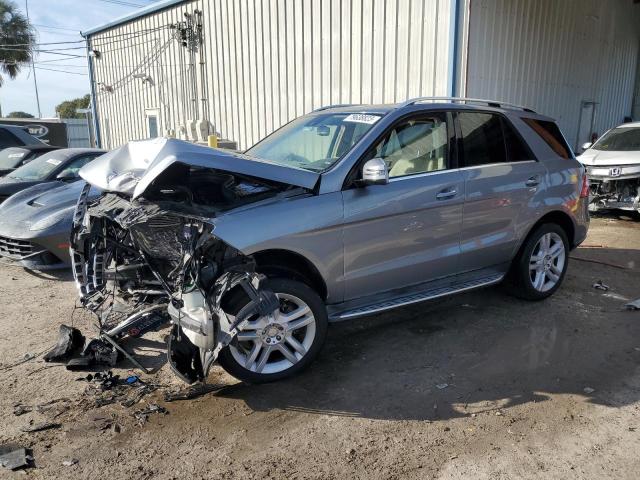 4JGDA5JB2FA532585 - 2015 MERCEDES-BENZ ML 350 GRAY photo 1