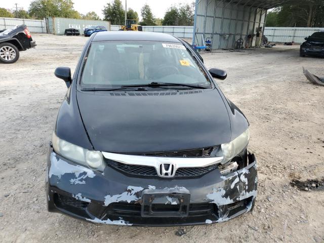 2HGFA1F56AH332328 - 2010 HONDA CIVIC LX BLACK photo 5