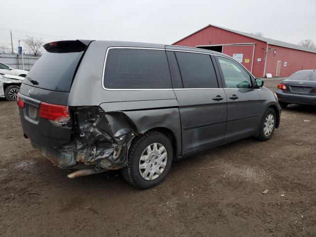 5FNRL38198B501527 - 2008 HONDA ODYSSEY LX GRAY photo 3