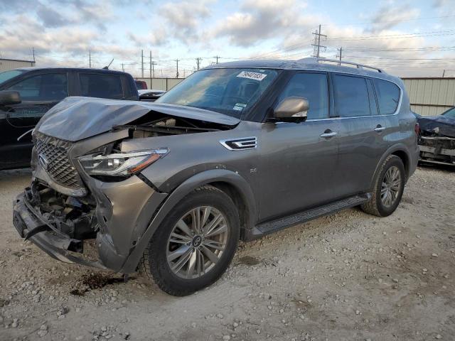 JN8AZ2NF3J9663633 - 2018 INFINITI QX80 BASE SILVER photo 1